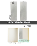 #104- Standard Bookmark Blanks 2"x5.75" - Acrylic Bookmark- 2 Pack