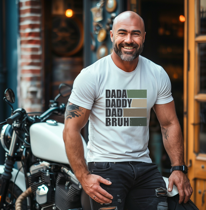 #106 DTF Print- Dad Bruh