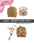 #10B HARDWARE, BEAD + KEYCHAIN KIT- "Just One More Chapter"- UV DTF + Acrylic Blank
