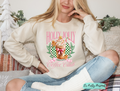 #115 DTF Print- Christmas Holly Jolly Coffee Club