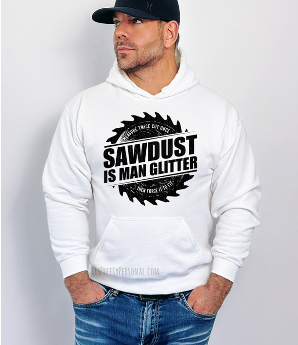 #130 DTF Print- Man Glitter