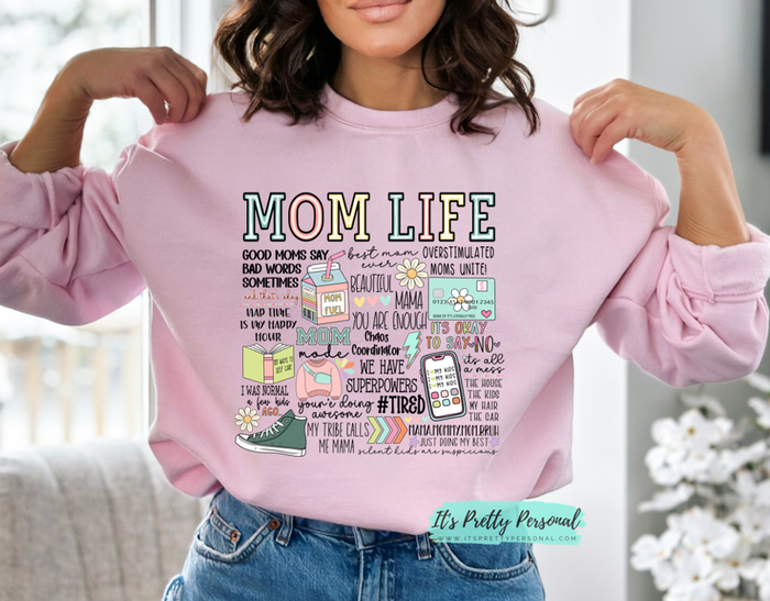 #137 DTF Print- Mom Life