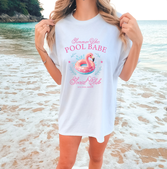 #139 DTF Print-Pool Babe Social Club