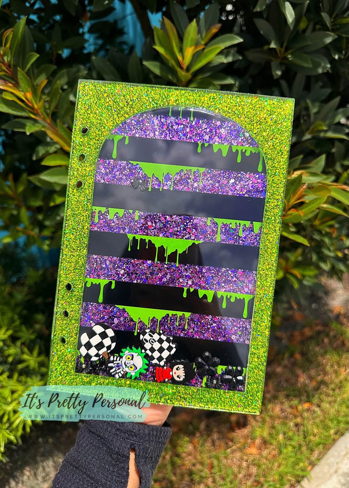#16- A5 Planner SHAKER Cover Front + Back- 4 pieces total (*LARGER OPTION)