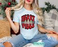 #162 DTF Print- Christmas Tree Cake Merry Vibes