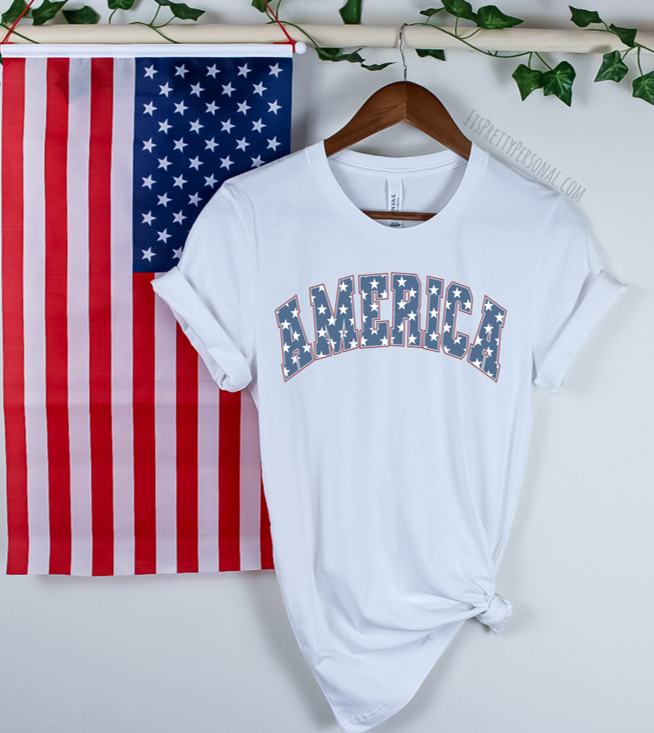 #187 DTF Print- America
