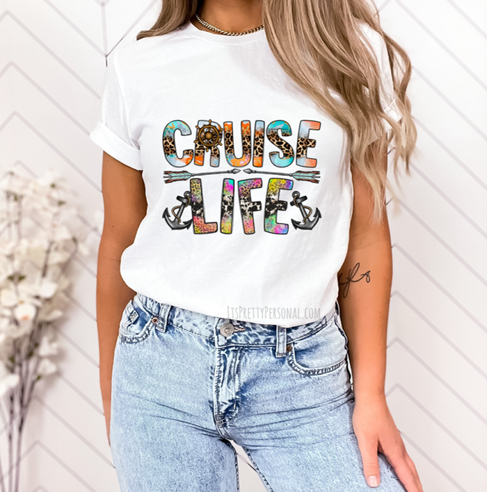 #200 DTF Print- Cruise Life