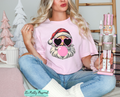#202 DTF Print- Bubblegum Santa