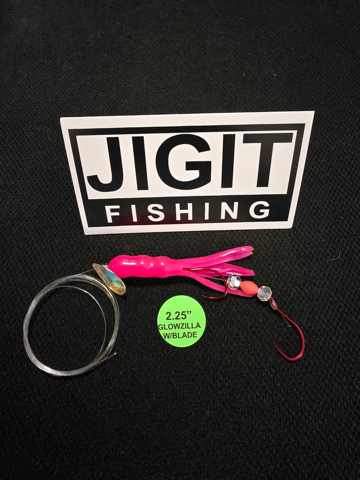 2.25" PINK GLOWZILLA W/Blade