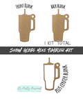 #24- MINI TUMBLER- Snow Globe Kit- 1 kit total