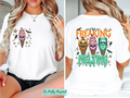 #26 DTF Print- Freaking Melting- Front and Back Match