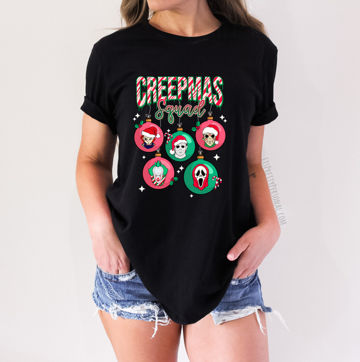 #266 DTF Print- Creepmas Squad