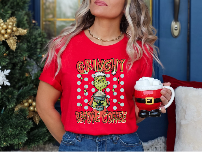 #269 DTF Print-Green Coffee