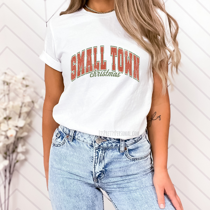 #285 DTF Print- Small Town Christmas
