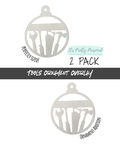 #29-TOOLS OVERLAY- Ornament Addition Blanks- 2 pack