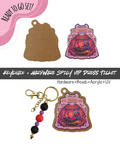 #2B HARDWARE, BEAD + KEYCHAIN KIT- "Spicy VIP Dress"- UV DTF + Acrylic Blank
