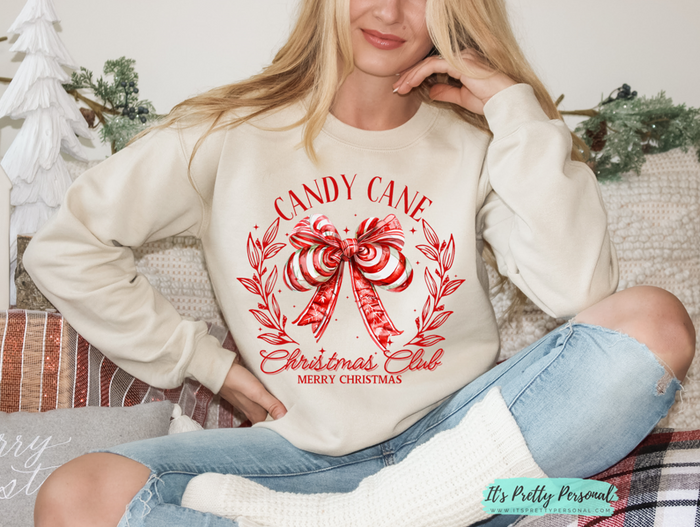 #3 DTF Print- Candy Cane Christmas Club