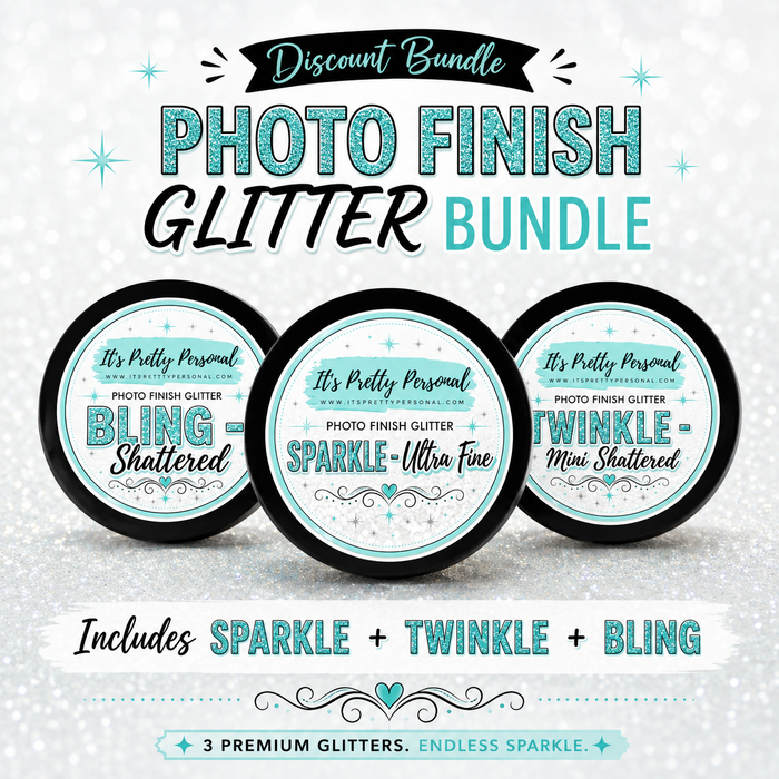 3 PACK BUNDLE- PHOTO FINISH GLITTER BUNDLE – SPARKLE + TWINKLE + BLING