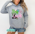 #310 DTF Print-Defy Gravity Pink Green