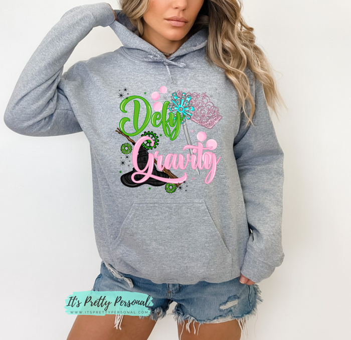 #310 DTF Print-Defy Gravity Pink Green