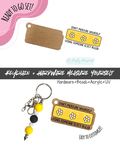 #34B HARDWARE, BEAD + KEYCHAIN KIT- "Measure Yourself"- UV DTF + Acrylic Blank