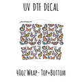 40oz Design #19-Butterflies - Top + Bottom