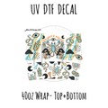40oz Design #24-Free Spirit Wild Soul- Top + Bottom