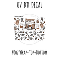 40oz Design #35- Tired Moms Coffee- Top + Bottom
