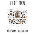 40oz Design #36- Haunted Beach- Top + Bottom
