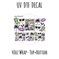 40oz Design #45- Summer Ghoul - Top + Bottom