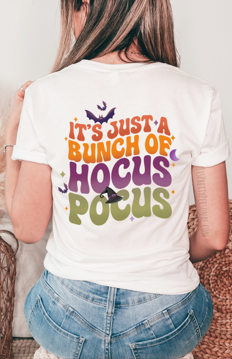 #51 DTF Print- Hocus Pocus Front and Back Match