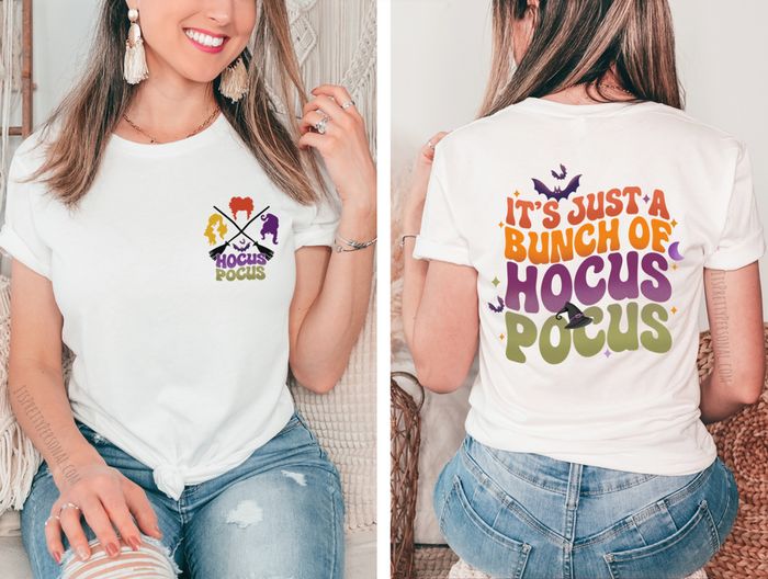 #51 DTF Print- Hocus Pocus Front and Back Match