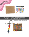 #51B HARDWARE, BEAD + KEYCHAIN KIT- "Be Different"- UV DTF + Acrylic Blank