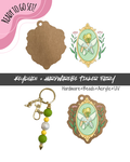 #57B HARDWARE, BEAD + KEYCHAIN KIT- "Tinker Fairy Frame"- UV DTF + Acrylic Blank