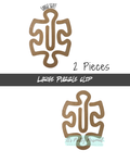 #59- PUZZLE PIECE PAPERCLIP- 2 pieces total