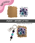 #73B HARDWARE, BEAD + KEYCHAIN KIT- "Let Them"- UV DTF + Acrylic Blank