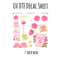 7"x7"- #126-Book Spicy Smut Kindle- UV DTF Decal SHEET