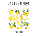 7"x7"- #142- Lemon Tree- UV DTF Decal SHEET