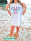 #88 DTF Print- Pink/Blue Mouse