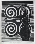 Strong and Humble Dancer | Linocut 9/9