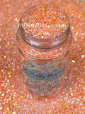 “Apricot Kiss DIAMOND” - Platinum Pastels Collection- Extreme Sparkle Coral