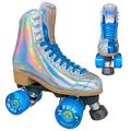 Atom Skates - Silver/Blue Jackson EVO - Outdoor Roller Skates