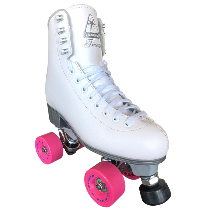Atom Skates - White Jackson Finesse Nylon Artistic - Roller Skates