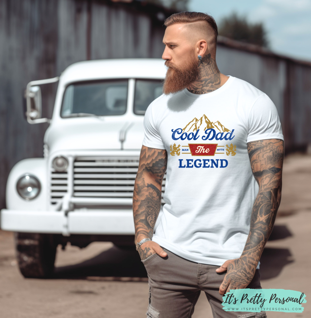 #B1 DTF Print- Cool Dad The Legend