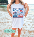 #B21 DTF Print- Spilling the Tea  (July 4th/America)