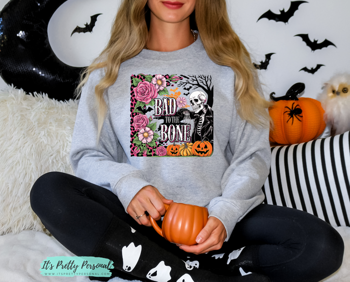 #B29 DTF Print- Spooky Bad To The Bone