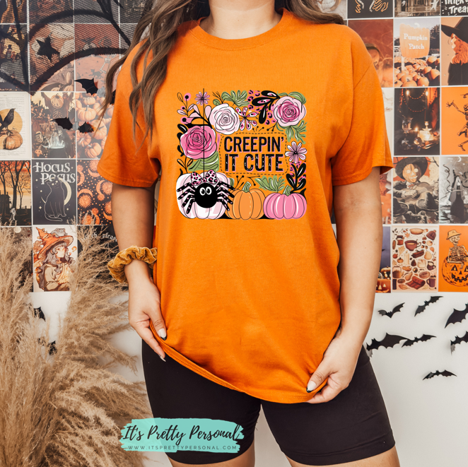 #B34 DTF Print- Spooky Creepin It Cute