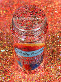 "Be Brave XL"- Princess Glitter Collection Orange