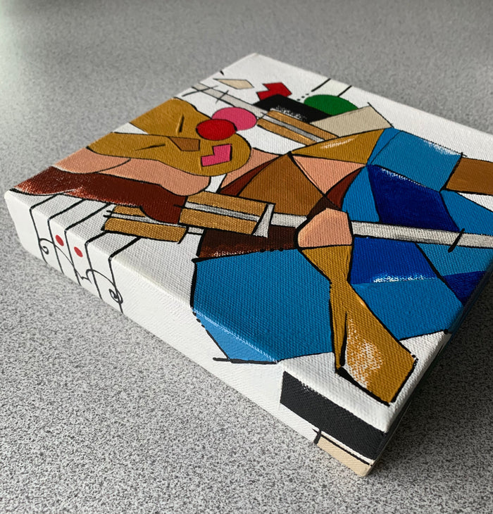 Bits 'n Pieces on Canvas Series | Jazz Singer