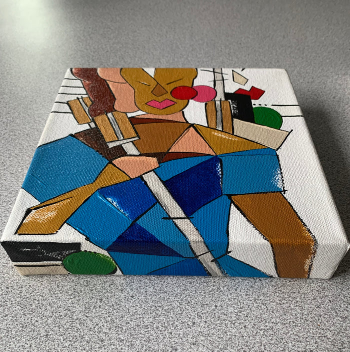 Bits 'n Pieces on Canvas Series | Jazz Singer